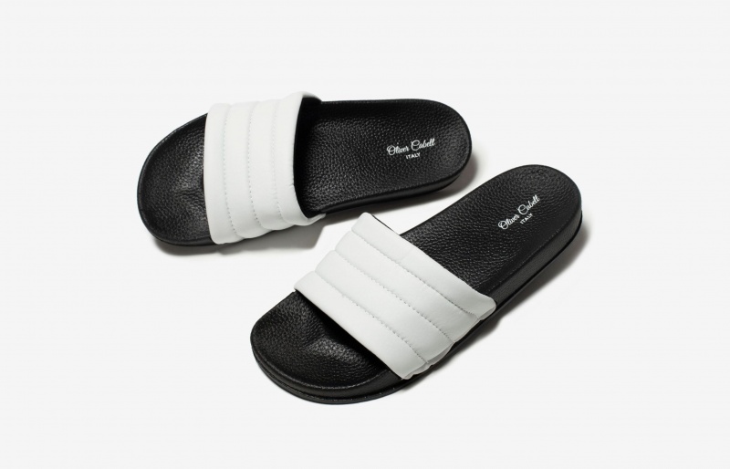 Oliver Cabell Vegan Badslippers Heren Wit | Nederland-140537